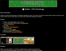 Tablet Screenshot of kamikaze.coolprojects.org